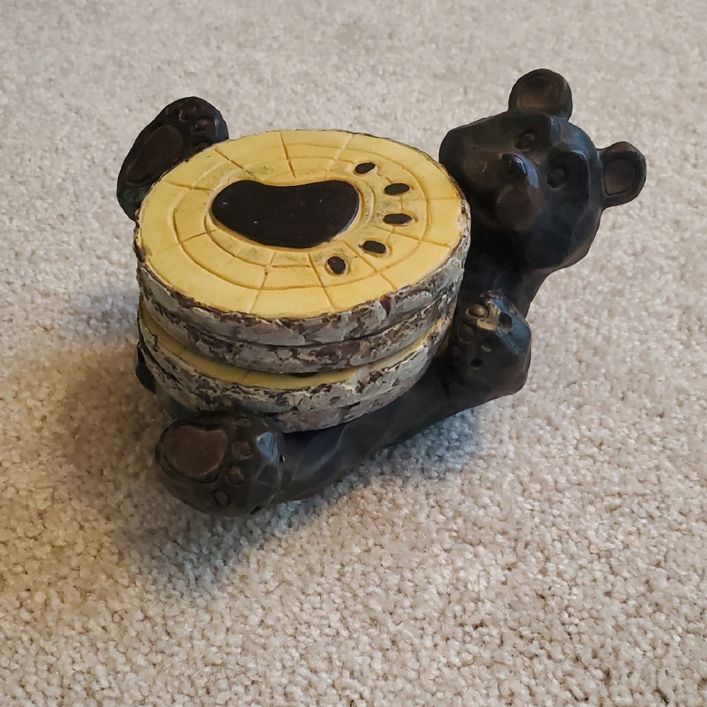 Bear Coaster Set